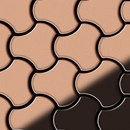 Alloy Ubiquity Copper Tiles Material: Metall Metallböden Mosaike Wandmosaike