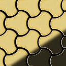 Alloy Ubiquity Brass Tiles Metal Metal flooring Mosaics Wall mosaics