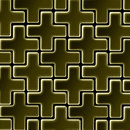 Alloy Swiss Cross Brass Tiles Material: Metall Metallböden Mosaike Wandmosaike