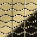 Alloy Kismet & Karma Brass Tiles Material: Metall Metallböden Mosaike Wandmosaike