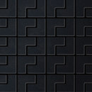 Alloy Kink Raw Steel Tiles Métal Mosaïques Mosaïques murales Sols en métal