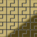 Alloy Kink Brass Tiles Material: Metall Metallböden Mosaike Wandmosaike