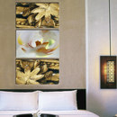tela-design tela Gold framing Orchids Wandbilder / Wall Art