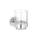Essentials Glass holder with crystal glass GROHE