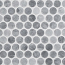 Complete Tile Collection Rounds Flatiron Grey Mosaïques Mosaïques murales Pierre naturelle Sols en pierre naturelle