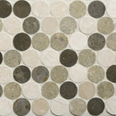 Complete Tile Collection Rounds Olive Blend Material: Naturstein Mosaike Natursteinböden Wandmosaike