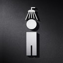 PHOS Design Piktogramm Herren Dusche Pictogrammes / Symboles Poignées Signalétique Signalétique / Orientation