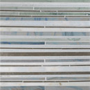 Complete Tile Collection Mosaic Masterworks Random Stripes I Glass: mosaics Material: Natural stone Mosaics Natural-stone flooring Wall mosaics