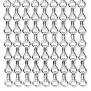 KriskaDECOR® Kriska® 20001 Silver Limites Métal Meubles complémentaires Panneaux muraux Séparation espace Systèmes de plafond Tentures / Draperies Tissus pour rideaux