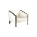 Calma Cube Blanco Fauteuils de jardin