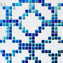 Hisbalit Style - Arabesque Glas Glasböden Mosaike Recyclingmaterial Wandmosaike