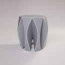 VIAL NOOK Hocker grau