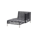 Cane-line Flow Chaise Lounge Left Module Bathroom furniture Garden lounge Seating / Relaxing