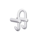 HEWI Double coat hook Guardarropas / vestíbulos Percheros