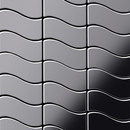 Alloy Flux Stainless Steel Mirror Polished Finish Matériau: Métal Mosaïques Mosaïques murales Sols en métal