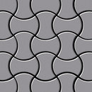 Alloy Infinit Stainless Steel 2B Materiale: Metallo Mosaici per pareti