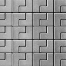 Alloy Kink Stainless Steel Brushed Finish Materiale: Metallo Mosaici Mosaici per pareti Pavimenti in metallo