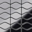 Alloy Kismet & Karma Stainless Steel Mirror Polished Finish Materiale: Metallo Mosaici Mosaici per pareti Pavimenti in metallo