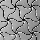 Alloy Ninja Stainless Steel Brushed Finish Materiale: Metallo Mosaici Mosaici per pareti Pavimenti in metallo