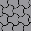 Alloy Ubiquity Stainless Steel 2B Finish Metal Metal flooring Mosaics Wall mosaics