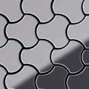 Alloy Ubiquity Stainless Steel Mirror Polished Finish Material: Metall Metallböden Mosaike Wandmosaike