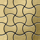 Alloy Infinit Titanium Gold Brushed Tiles Metal Metal flooring Mosaics Wall mosaics