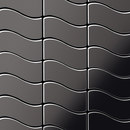 Alloy Flux Titanium Smoke Mirror Tiles Matériau: Métal Mosaïques Mosaïques murales Sols en métal