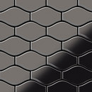 Alloy Karma Titanium Smoke Mirror Tiles Métal Mosaïques Mosaïques murales Sols en métal