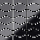Alloy Kismet & Karma Titanium Smoke Mirror Tiles Matériau: Métal Mosaïques Mosaïques murales Sols en métal