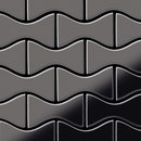 Alloy Kismet Titanium Smoke Mirror Tiles Matériau: Métal Mosaïques Mosaïques murales Sols en métal