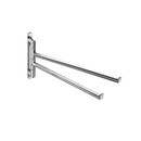 Micra Hinged side double towel rail pomd’or