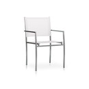 Harbour Outdoor Soho Carver Chair white (stacking) Sièges de jardin
