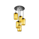 Niche Modern Circular - 5 Canopy Luminaires suspendus