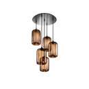 Niche Modern Circular - 5 Canopy Pendelleuchten