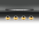 Niche Modern Linear 4 Canopy Pendelleuchten