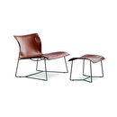 Walter Knoll Cuoio Lounge armchair | stool Relax Sedute