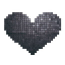 Cupido Cuore Nero Mosaico Fap Ceramiche