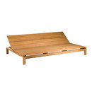 Tribù Kos Teak Adjustable Daybed Mobilier salle de bain