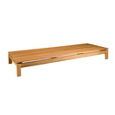 Tribù Kos Teak Daybed Footrest Mobilier salle de bain