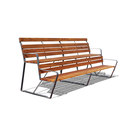 Agrada Bench with 2 hights Onn Outside
