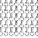 KriskaDECOR® Snina® 20001 Silver Compartimentación Complementos Materiales Cortinas Metal Paneles de techo Tapices / Cortinas Tejidos para cortinas