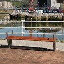 Sloper Bench without backrest Onn Outside