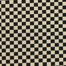 Maharam Checker 008 Black/White Möbelbezüge