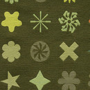 Maharam Dingbats 002 Olive Tissus d'ameublement