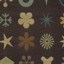 Maharam Dingbats 004 Earth Tissus d'ameublement