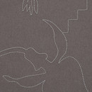Maharam Layers Garden 003 Pewter/White Upholstery materials/fabrics
