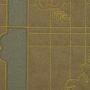 Maharam Layers Park Double 001 Mineral/Taupe/Lemon Upholstery materials/fabrics