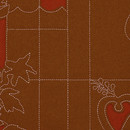 Maharam Layers Park Double 002 Sienna/Ginger/Rose Upholstery materials/fabrics
