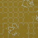 Maharam Layers Vineyard Small 001 Ochre/White Upholstery materials/fabrics