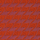 Maharam Repeat Classic Houndstooth 004 Watermelon Tessuti di rivestimento